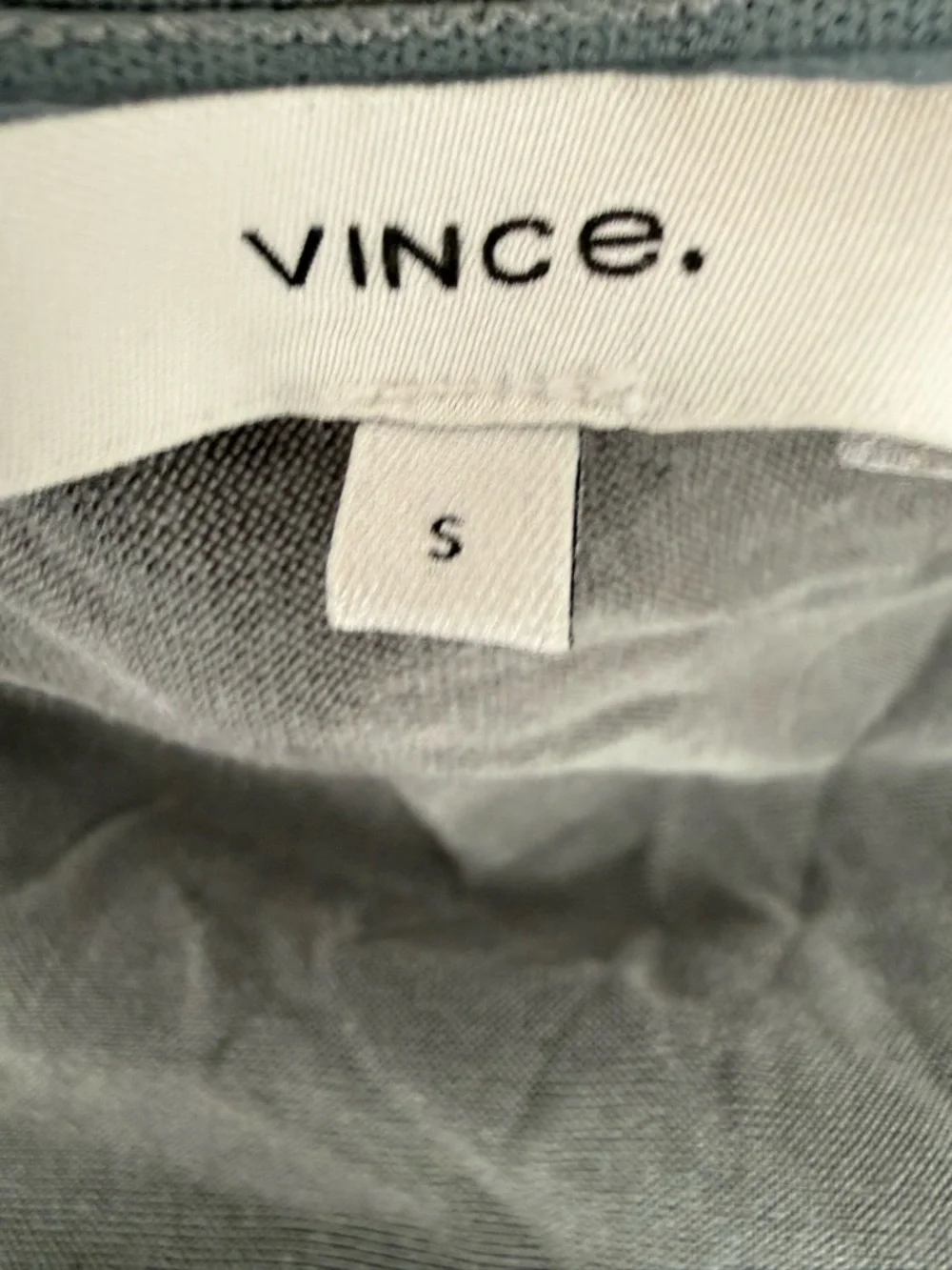 Vince Light Sage Wrap-Front Midi Dress - Picture 8 of 9